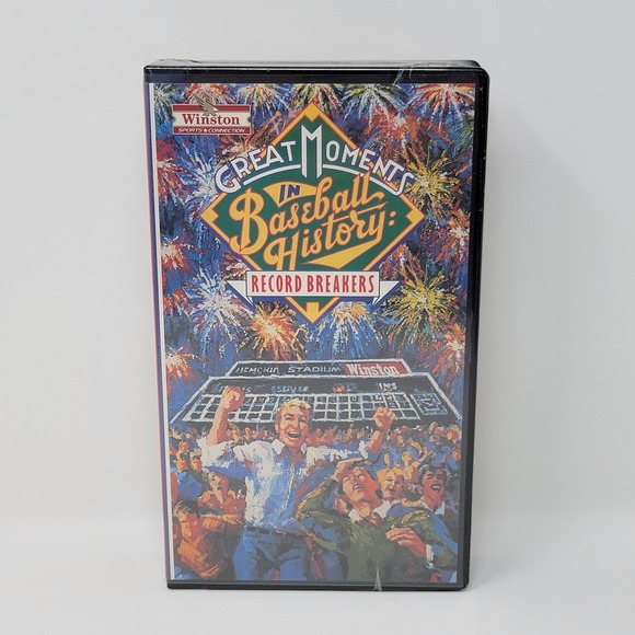 Other - Sealed Winston Sports ~ Great Moments In Baseball History ~ Record Breakers VHS